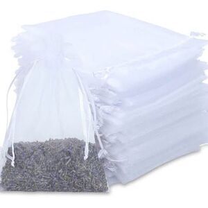 Organza Bags, White Small